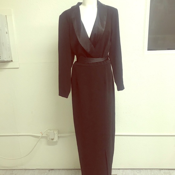 Dresses | Eliza J Tuxedo Faux Wrap 